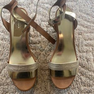Coach wedge sandals